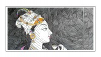 Faiz Supro, 10 x 20 Inch, Pen & Arcylic On Paper, Figurative Painting, AC-FZS-008